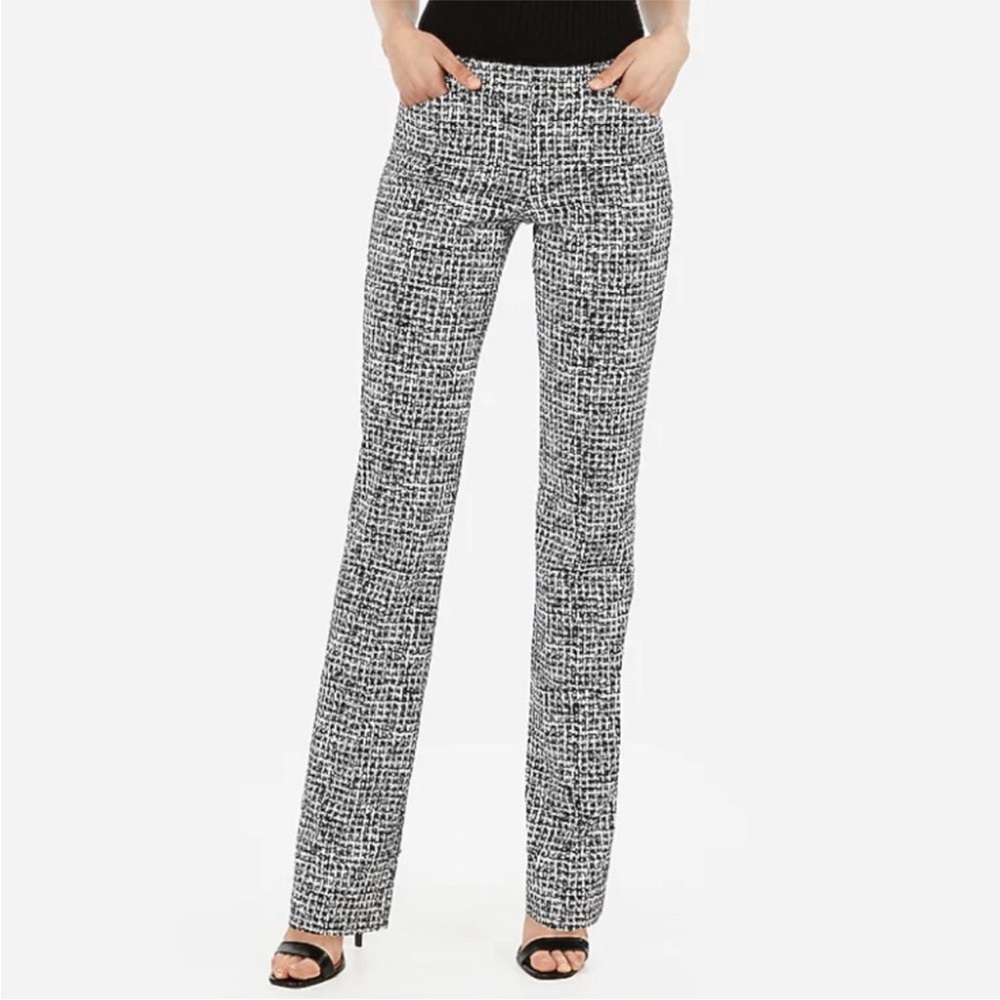 Express Editor Barely Boot Low rise pants